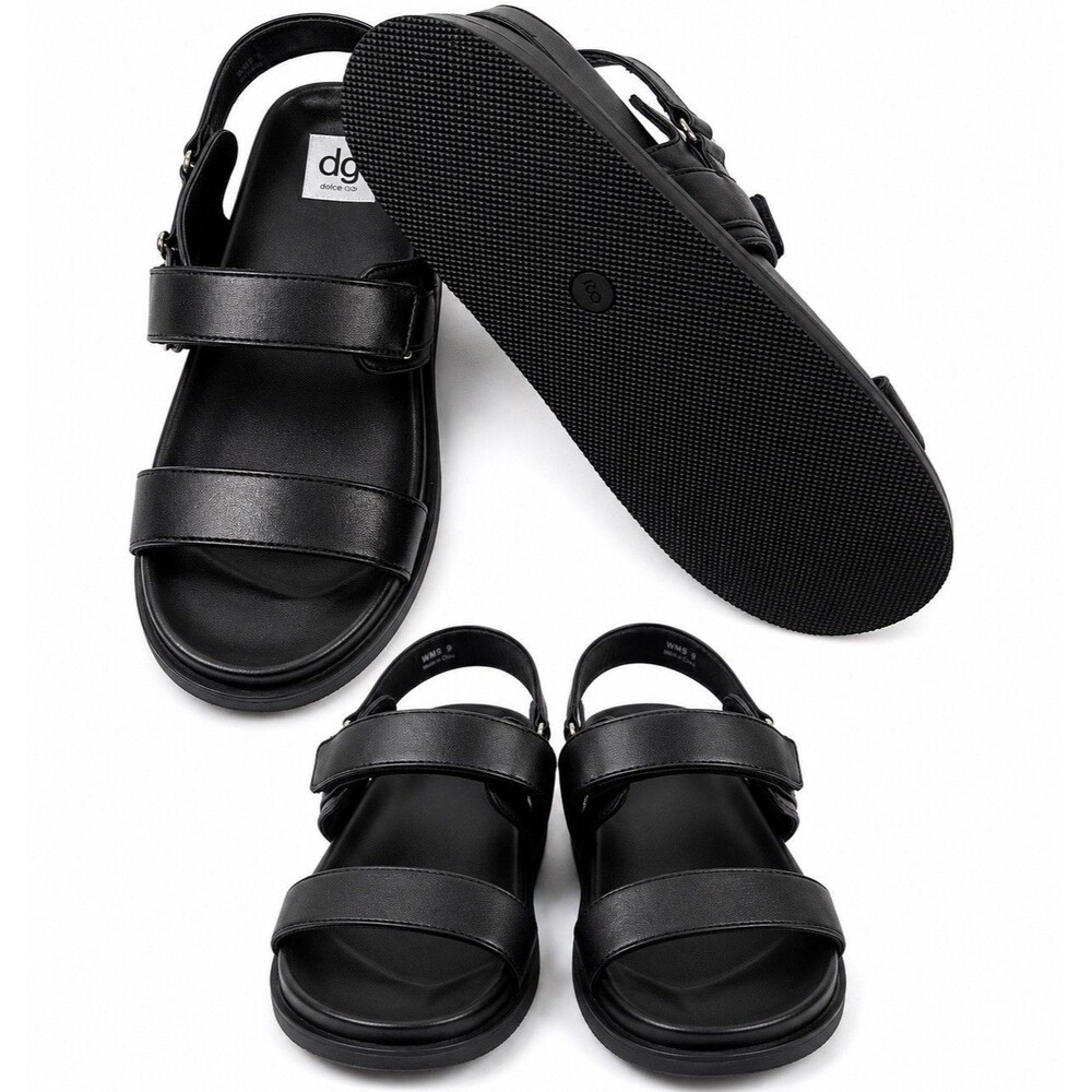 DV by Dolce Vita Women's Size 8 Strap Sandals, Black